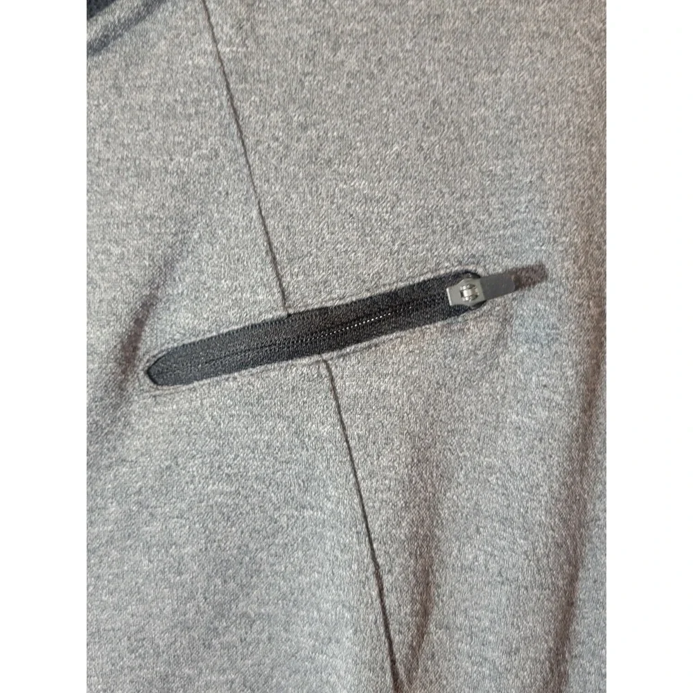 Nike XL Basketball Dri-Fit Charcoal Black Mesh‎ Zippered Pockets Full Zip Jacket